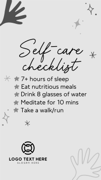 Self care checklist Instagram reel Image Preview