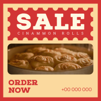 Cinnamon Rolls Sale Linkedin Post Image Preview