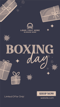 Playful Boxing Day Instagram Story Design