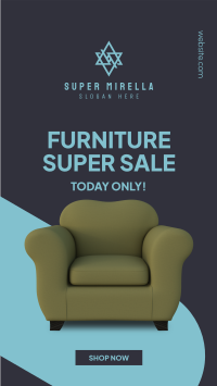 Furniture Super Sale Facebook Story Image Preview