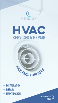 HVAC Services and Repair Instagram Story Preview