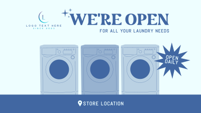 Laundry Store Hours Facebook event cover Image Preview