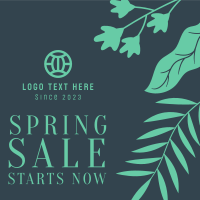 Spring Sale Linkedin Post Design