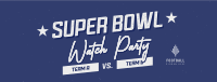 Watch Live Super Bowl Facebook Cover Image Preview