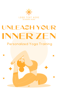 Quirky Yoga Unleash Your Inner Zen Instagram story Image Preview