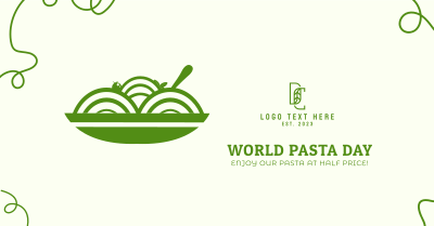 Tasty Pasta Vector Facebook ad Image Preview