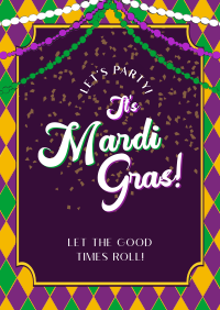 Mardi Gras Party Poster Image Preview