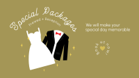 Tuxedo and Gown Facebook Event Cover Design