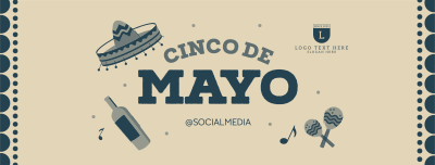 Cinco De Mayo Greeting Facebook cover Image Preview