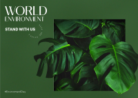 Environment Day Postcard Image Preview