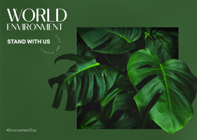 Environment Day Postcard Image Preview