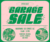 Retro Quirky Yard Sale Facebook post Image Preview