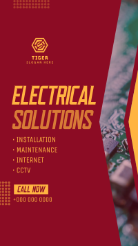 Electrical Solutions Instagram Story Design