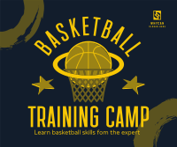 Train Your Basketball Skills Facebook Post Design