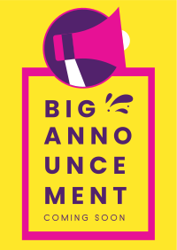 Big Announcement Flyer Image Preview