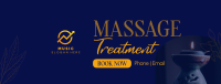 Massage Treatment Wellness Facebook Cover Design