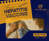 Contemporary Hepatitis Vaccine Facebook post Image Preview