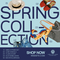 Editorial Spring Collection Instagram Post Preview