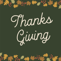 Happy Thanksgiving Instagram Post Design