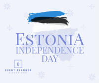 Simple Estonia Independence Day Facebook post Image Preview
