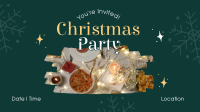 Snowy Christmas Party Animation Image Preview