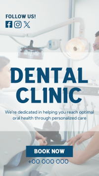 Dental Care Clinic Service TikTok video Image Preview