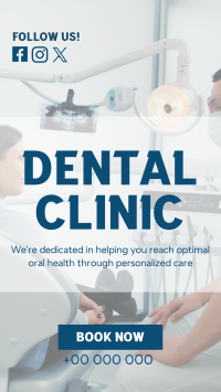 Dental Care Clinic Service TikTok Video Image Preview