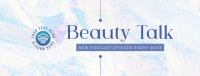 Beauty Talk Facebook Cover Design