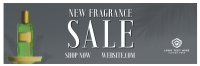 Luxe Sale Fragrance Twitter Header Design