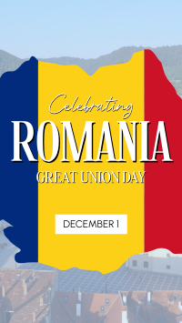Romanian Celebration Facebook Story Design