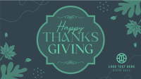 Thanksgiving Generic Greetings Facebook event cover Image Preview