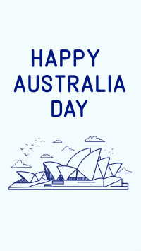 Happy Australia Day Facebook Story Design