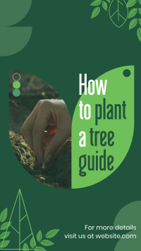 Plant Trees Guide Instagram Story Design
