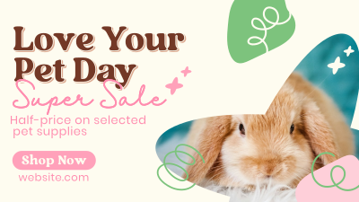 Dainty Pet Day Sale Facebook event cover Image Preview