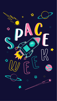 Journey To Space Instagram Story Design