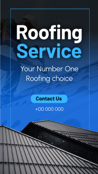 Roofing Service TikTok Video Preview