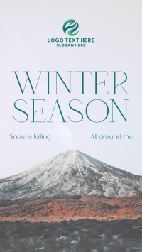 Winter Season YouTube Short Design