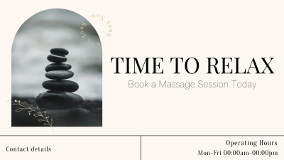 Zen Book Now Massage Facebook event cover Image Preview
