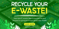 Recycle your E-waste Twitter post Image Preview
