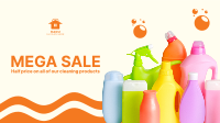 Mega Sale Cleaning Products Facebook event cover Image Preview