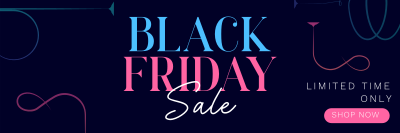 Classic Black Friday Sale Twitter header (cover) Image Preview