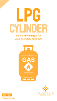 Gas Cylinder Facebook Story Design