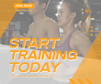 Train Your Body Now Facebook Post Design