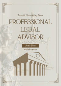 Pristine Legal Advisor Poster Design