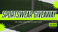 Sportswear Giveaway Facebook Event Cover Design
