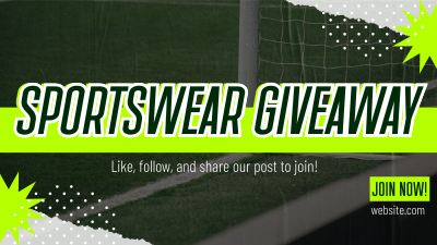 Sportswear Giveaway Facebook event cover Image Preview