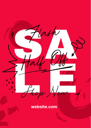 Doodly Generic Flash Sale Poster Image Preview