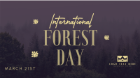 Minimalist Forest Day Animation Image Preview