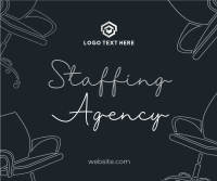 Neon Recruitment Agency Facebook Post Design