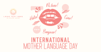 Language Day Greeting Facebook Ad Design